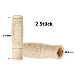 1 Paar Fahrrad Lenker Griff 125mm Lang Steckgriff Rund Rutschfest Creme -Shimano Verkaufsgeschäft 1 paar fahrrad lenker griff 125mm lang steckgriff rund rutschfest creme