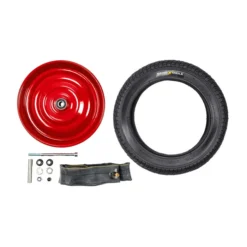 12 1/2 Zoll Laufrad Scheibenrad Radsatz 57-203 AV 45° Schwarz