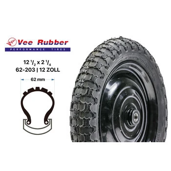 12 Zoll VeeRubber Fahrrad Reifen 12.5x2 1/4 Kinder Wagen Roller Handwagen Schwarz B-Ware 3 12 Zoll VeeRubber Fahrrad Reifen 12.5x2 1/4 Kinder Wagen Roller Handwagen Schwarz B-Ware – Bild 3