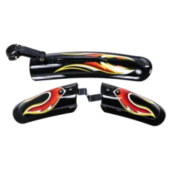 Messingschlager 2 Stück 26 Zoll Fahrrad Schutzblech V Strebe Befestigungs SET Verstellbar 300-320mm V2A Rostfrei