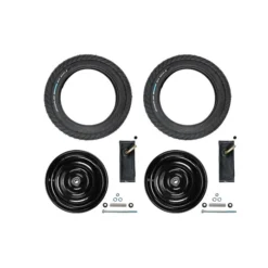 2 Stück 12 1/2 Zoll Laufrad Scheibenrad Radsatz Handwagen Set 57-203 Schlauch