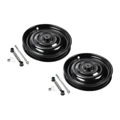 2 Stück Sechskant Mutter M10x1 SW15 Stahl Hinterrad Achse Nabe HR Screw Nut