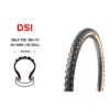 26 Zoll DSI Fahrrad Reifen 58-559 Mountain Bike MTB 26x2.30 Tire Schwarz
