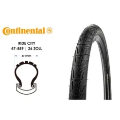 26 Zoll Fahrrad Reifen Continental Ride City 26x1.75 Tire Mantel 47-559 Reflex -Shimano Verkaufsgeschäft 26 zoll fahrrad reifen continental ride city 26x175 tire mantel 47 559 reflex