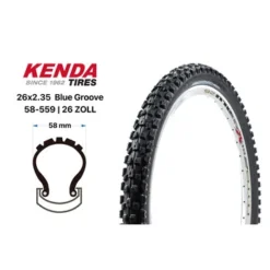 26 Zoll Fahrrad Reifen KENDA Blue Groove 26x2.35 MTB Mountain Bike 58-559 Stick-E -Shimano Verkaufsgeschäft 26 zoll fahrrad reifen kenda blue groove 26x235 mtb mountain bike 58 559 stick e