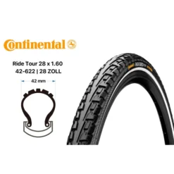 28 Zoll CONTINENTAL Sport Contact II Gravel Speedbike 28x1.6 Mantel 42-622 Pannenschutz E25