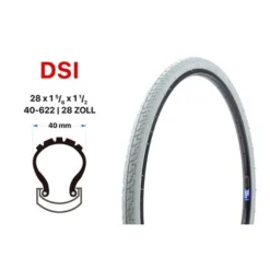 28 Zoll DSI Fahrrad Reifen 28x1 5/8x1 1/2 City Trekking 40-622 Weiß B-Ware -Shimano Verkaufsgeschäft 28 zoll dsi fahrrad reifen 28x1 5 8x1 1 2 city trekking 40 622 weiss b ware