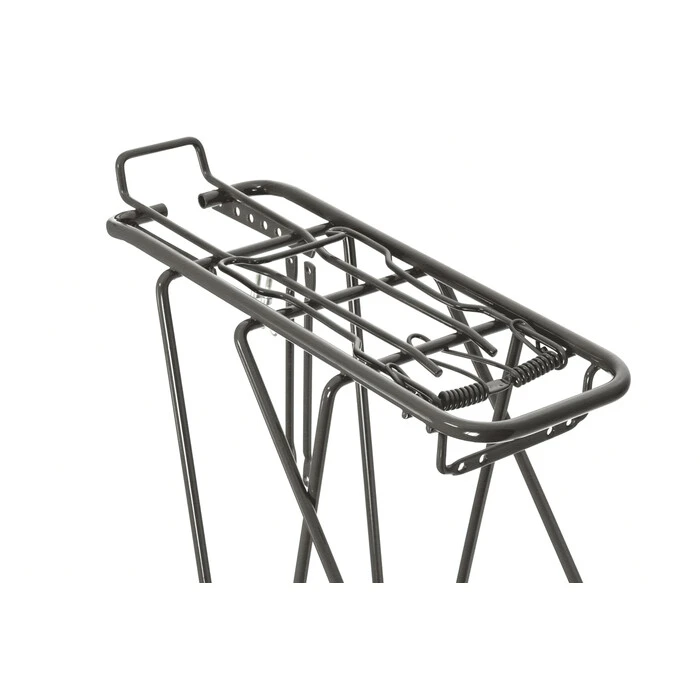 28 Zoll Fahrrad Gepäckträger Trekking City Bike Federklappe Blau Grau 1 28 Zoll Fahrrad Gepäckträger Trekking City Bike Federklappe Blau Grau