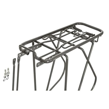 28 Zoll Fahrrad Gepäckträger Streben Länge 160 Mm Federklappe Rauchsilber 4 28 Zoll Fahrrad Gepäckträger Streben Länge 160 Mm Federklappe Rauchsilber – Bild 4