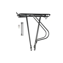 28 Zoll Fahrrad Gepäckträger Trekking City Bike Streben 160mm Federklappe Beige