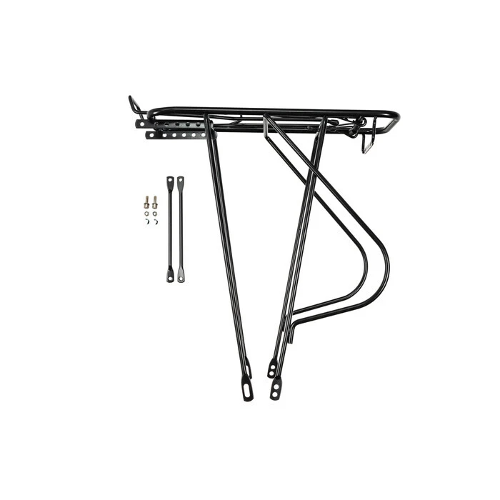 28 Zoll Fahrrad Gepäckträger Trekking City Bike Federklappe Blau Grau 2 28 Zoll Fahrrad Gepäckträger Trekking City Bike Federklappe Blau Grau – Bild 2