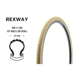28 Zoll REXWAY Fahrrad Reifen 37-622 City Trekking Bike 28x1.40 REFLEX Beige Tire -Shimano Verkaufsgeschäft 28 zoll rexway fahrrad reifen 37 622 city trekking bike 28x140 reflex beige tire