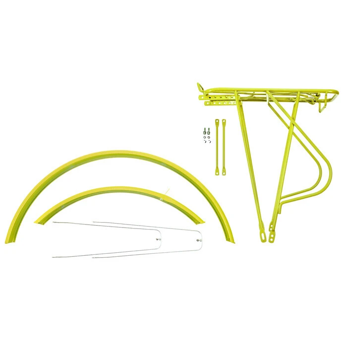 28 Zoll Schutzblech Gepäckträger Set Fahrrad City Trekking Bike Grau 2 28 Zoll Schutzblech Gepäckträger Set Fahrrad City Trekking Bike Grau – Bild 2