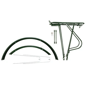 28 Zoll Schutzblech Gepäckträger Set Fahrrad City Trekking Bike Oliv Grün 3 28 Zoll Schutzblech Gepäckträger Set Fahrrad City Trekking Bike Oliv Grün – Bild 3