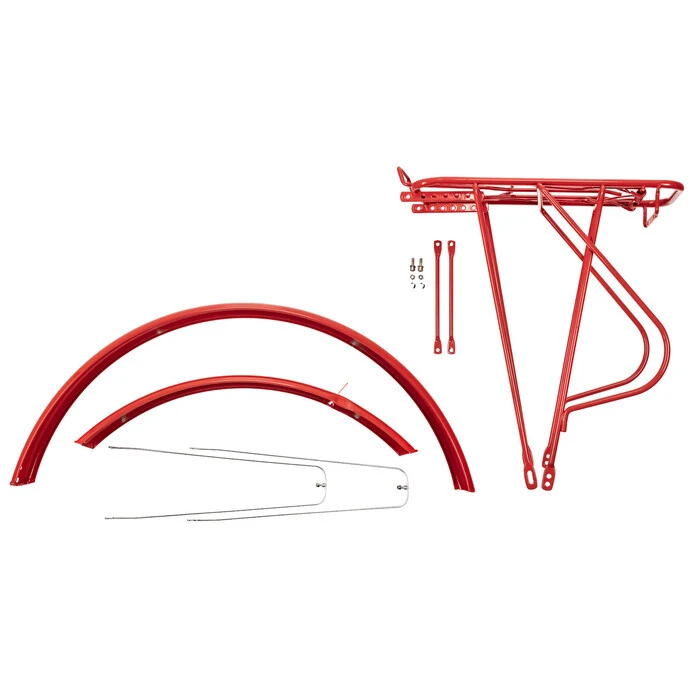 28 Zoll Schutzblech Gepäckträger Set Fahrrad City Trekking Bike Oliv Grün 2 28 Zoll Schutzblech Gepäckträger Set Fahrrad City Trekking Bike Oliv Grün – Bild 2