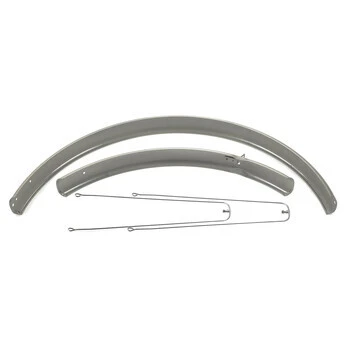 28 Zoll Schutzblech Set Fahrrad City Trekking Bike Überlausfstreben Grau 5 28 Zoll Schutzblech Set Fahrrad City Trekking Bike Überlausfstreben Grau – Bild 5