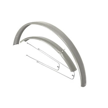 28 Zoll Schutzblech Set Fahrrad City Trekking Bike Überlausfstreben Grau 6 28 Zoll Schutzblech Set Fahrrad City Trekking Bike Überlausfstreben Grau – Bild 6