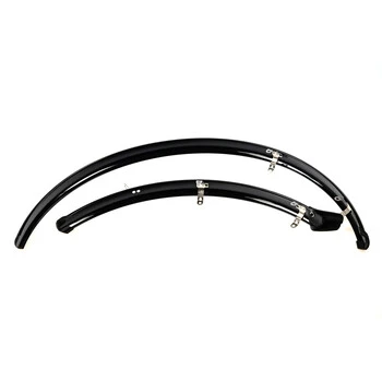 28 Zoll SKS Schutzblech SET Fahrrad Trekking Spritzschutz 46mm Breit VR HR Black 4 28 Zoll SKS Schutzblech SET Fahrrad Trekking Spritzschutz 46mm Breit VR HR Black – Bild 4