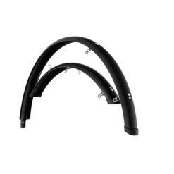 28 Zoll SKS Schutzbleche SET Fahrrad Citybike Spritzschutz 54 Mm VR HR Schwarz Glanz