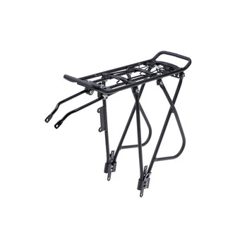 Fahrrad Alu Gepäckträger 28-29 Zoll Universal Verstellbar Federklappe Schwarz 200mm Strebe 5 Fahrrad Alu Gepäckträger 28-29 Zoll Universal Verstellbar Federklappe Schwarz 200mm Strebe – Bild 5