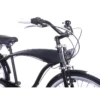 Fahrrad Lenker XXL Breiter City Beach Cruiser Bügel 25,4 Mm Silber Handlebar