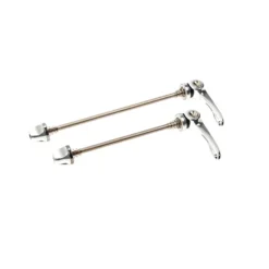 Fahrrad Schnellspanner Set MTB Trekking Laufrad VR M5x115 HR M5x151 Rot