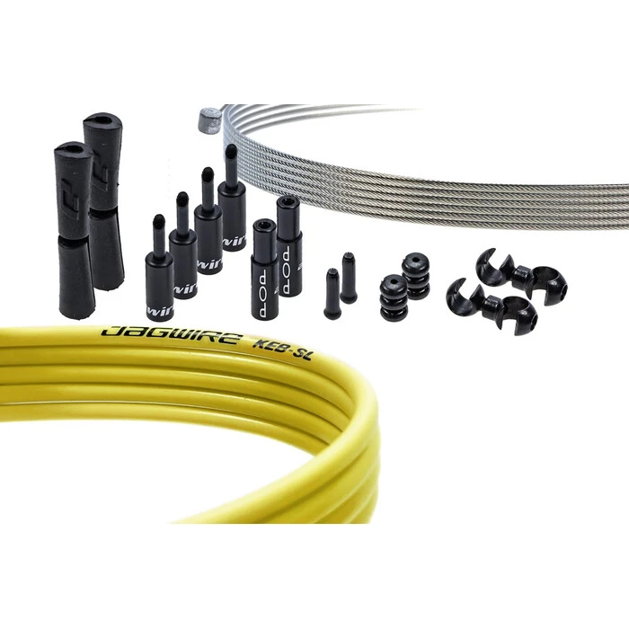 JAGWIRE Mountain Pro Brake Kit PCK406 Bremszug Set Aussenhülle Innenzug Orange 2 JAGWIRE Mountain Pro Brake Kit PCK406 Bremszug Set Aussenhülle Innenzug Orange – Bild 2