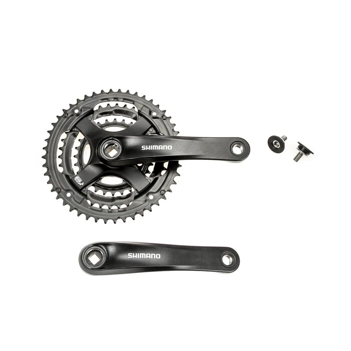 SHIMANO Fahrrad Kurbel Garnitur FC-TY501 Zähnezahl 48-38-28 Kettenschutzring 1 SHIMANO Fahrrad Kurbel Garnitur FC-TY501 Zähnezahl 48-38-28 Kettenschutzring