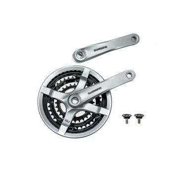 SHIMANO Tourney Fahrrad Kurbel Garnitur FC-TY501 Vierkant 48-38-28 Zähne Für 3x6/7/8 Fach Silber 5 SHIMANO Tourney Fahrrad Kurbel Garnitur FC-TY501 Vierkant 48-38-28 Zähne Für 3x6/7/8 Fach Silber – Bild 5